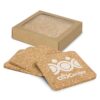 Cork Coaster Square - Set of 4