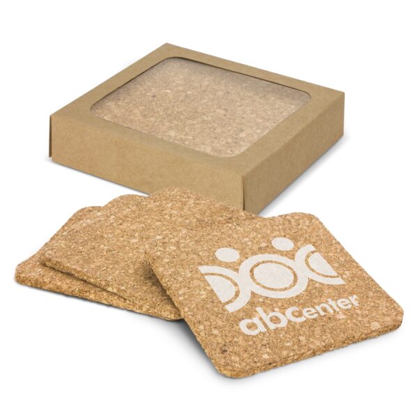 Cork Coaster Square - Set of 4