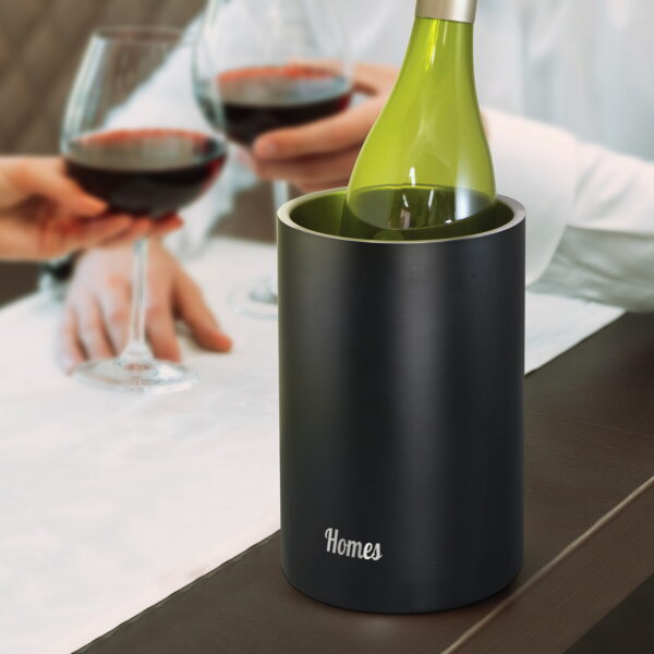 Round Stainless Steel Vacuum Wine Cooler