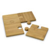 Puzzle Bamboo Coaster - Set of 4